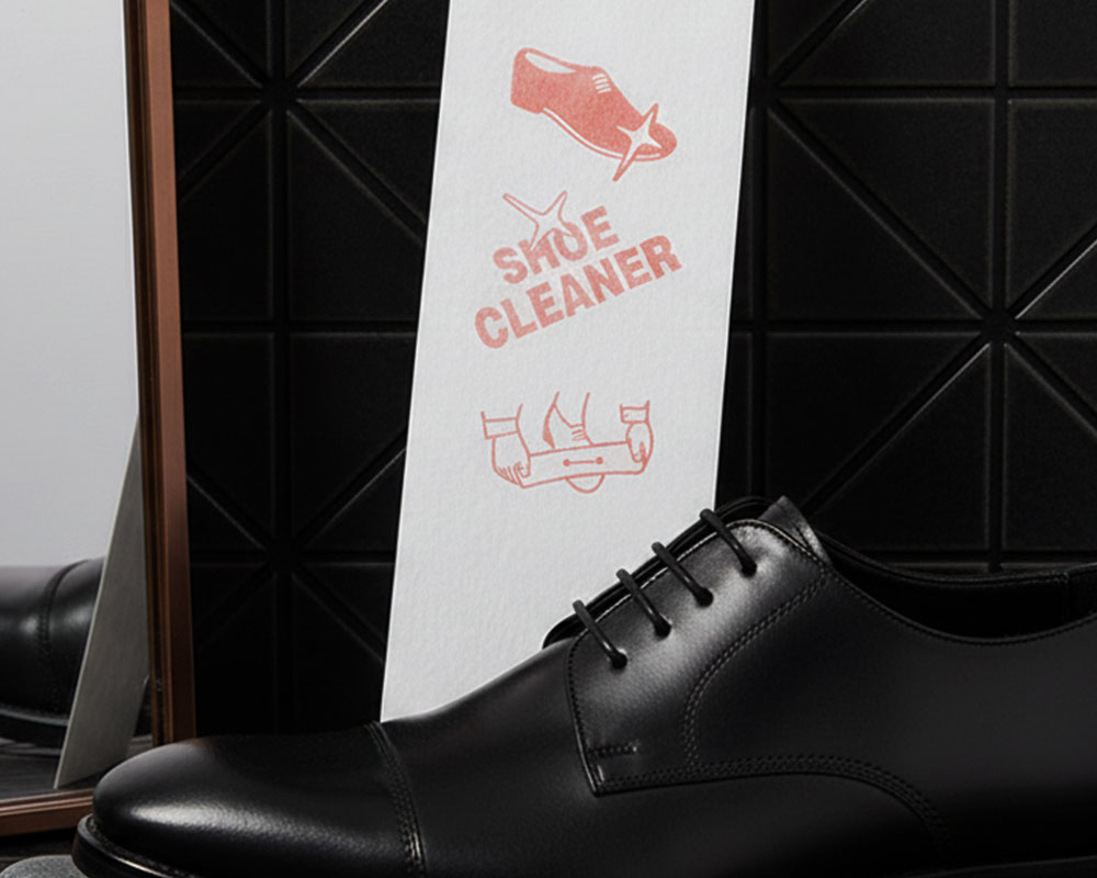 Shoe shine strip